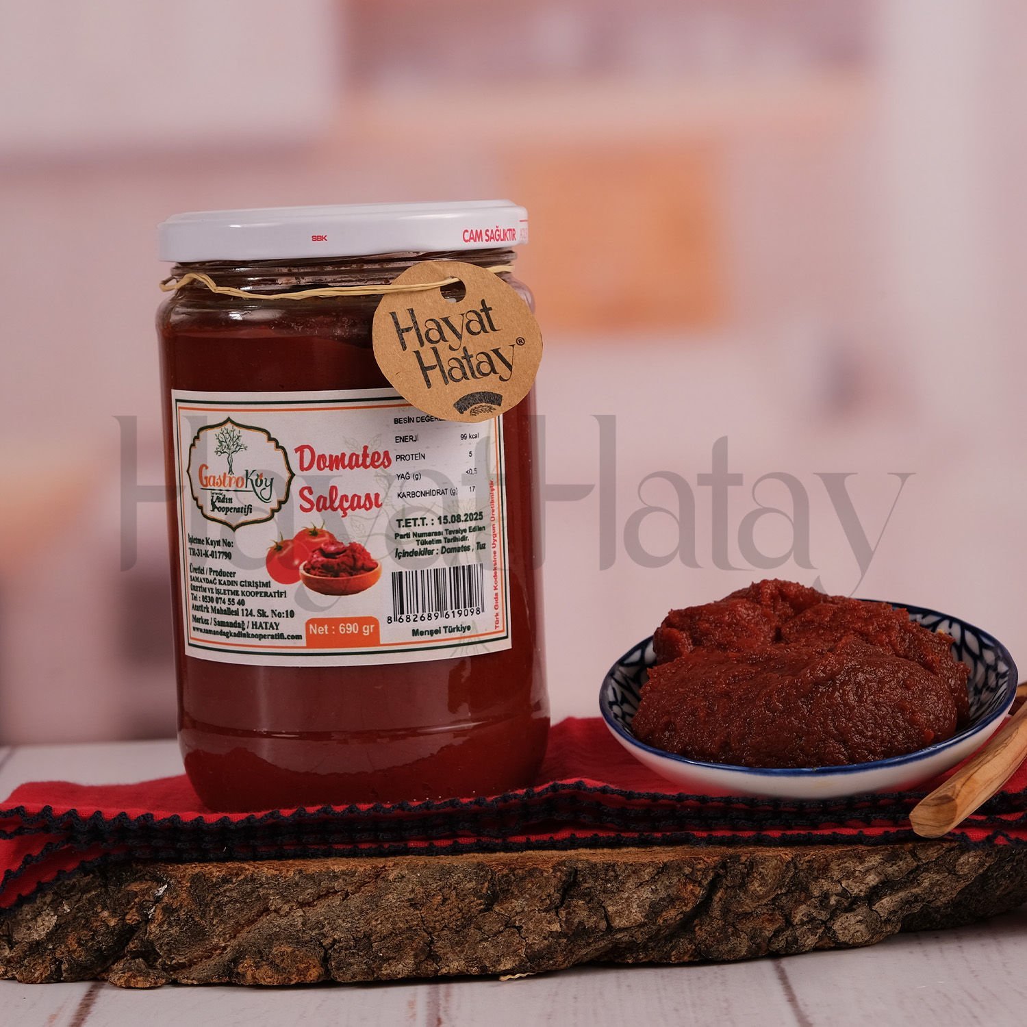 Domates Salçası - 690 Gr - Samandağ Kadın Kooperatifi