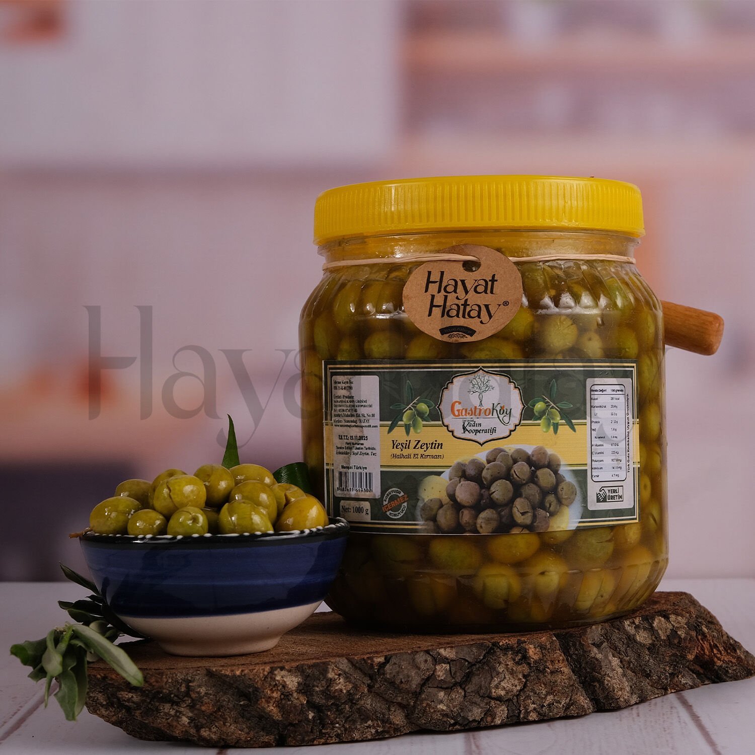 Halhalı Zeytin (El Kırması) - 1 Kg - Samandağ Kadın Kooperatifi