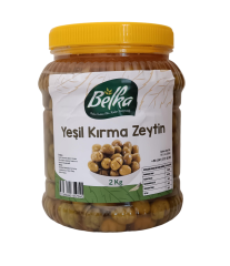 Yeşil Kırma Zeytin - 2 Kg - Belen Üreten Eller Kadın Kooperatifi