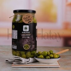 Köstüklü (Tatlanmış) Halhalı Zeytin - 600 Gr - HAZEK Kadın Kooperatifi