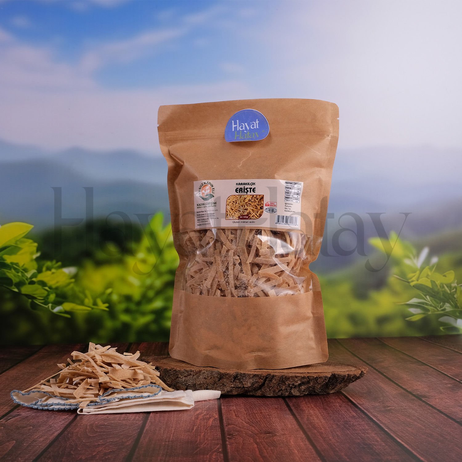 Karakılçık Erişte - 500 Gr - Arsuz Kadın Eli Kooperatifi
