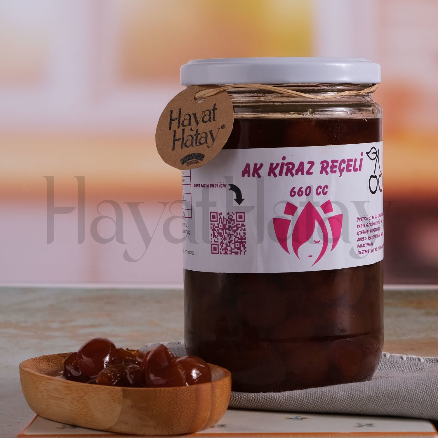 Akkiraz Reçeli - 1 Kg - Payas Emekçi Kadınlar Kadın Kooperatifi