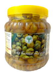 Karamani Yeşil Zeytin (Çekirdeksiz, El Kırması) - 1 Kg - Medeniyetler Bahçesi Kadın Kooperatifi