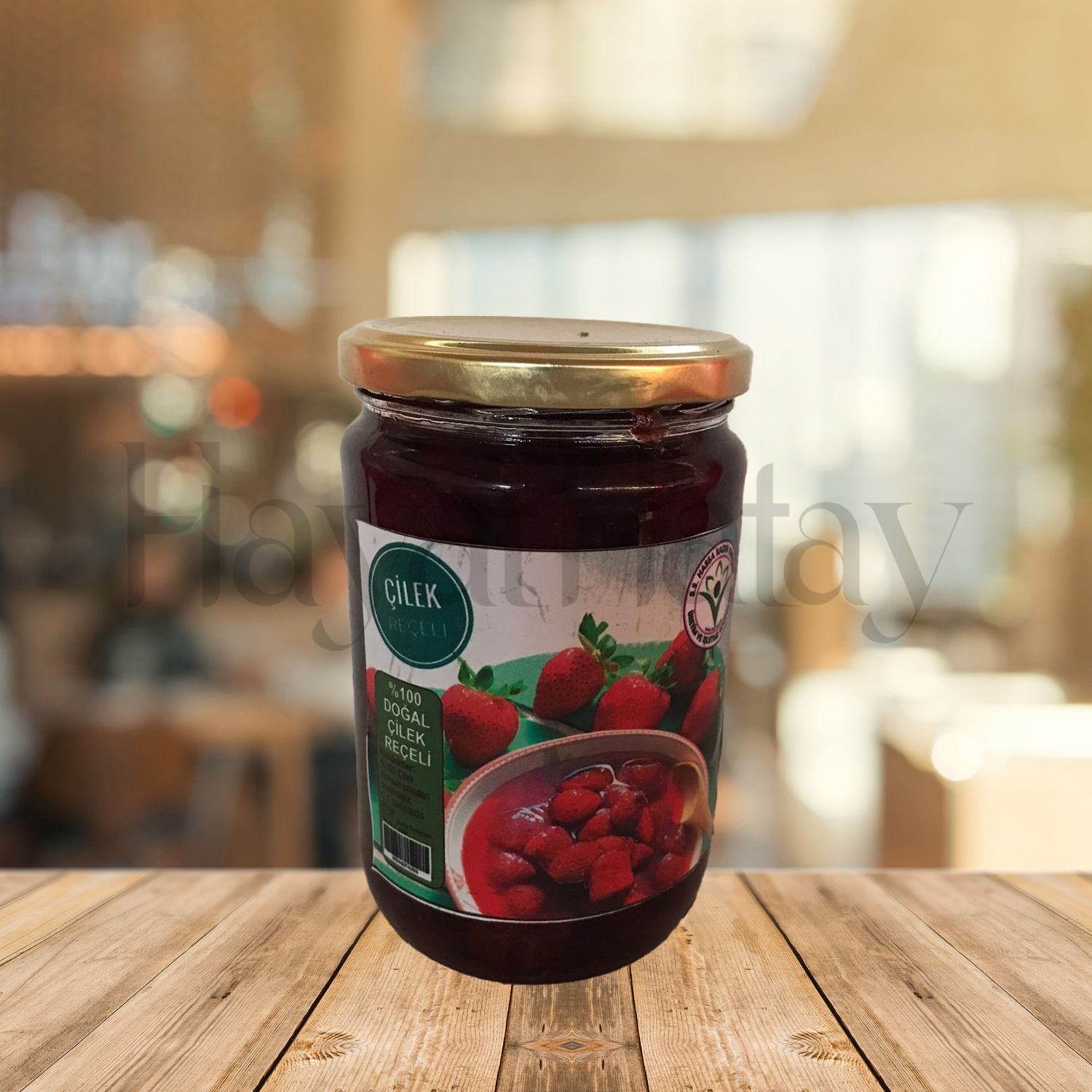 Çilek Reçeli - 1 Kg - Hassa Kadın Kooperatifi