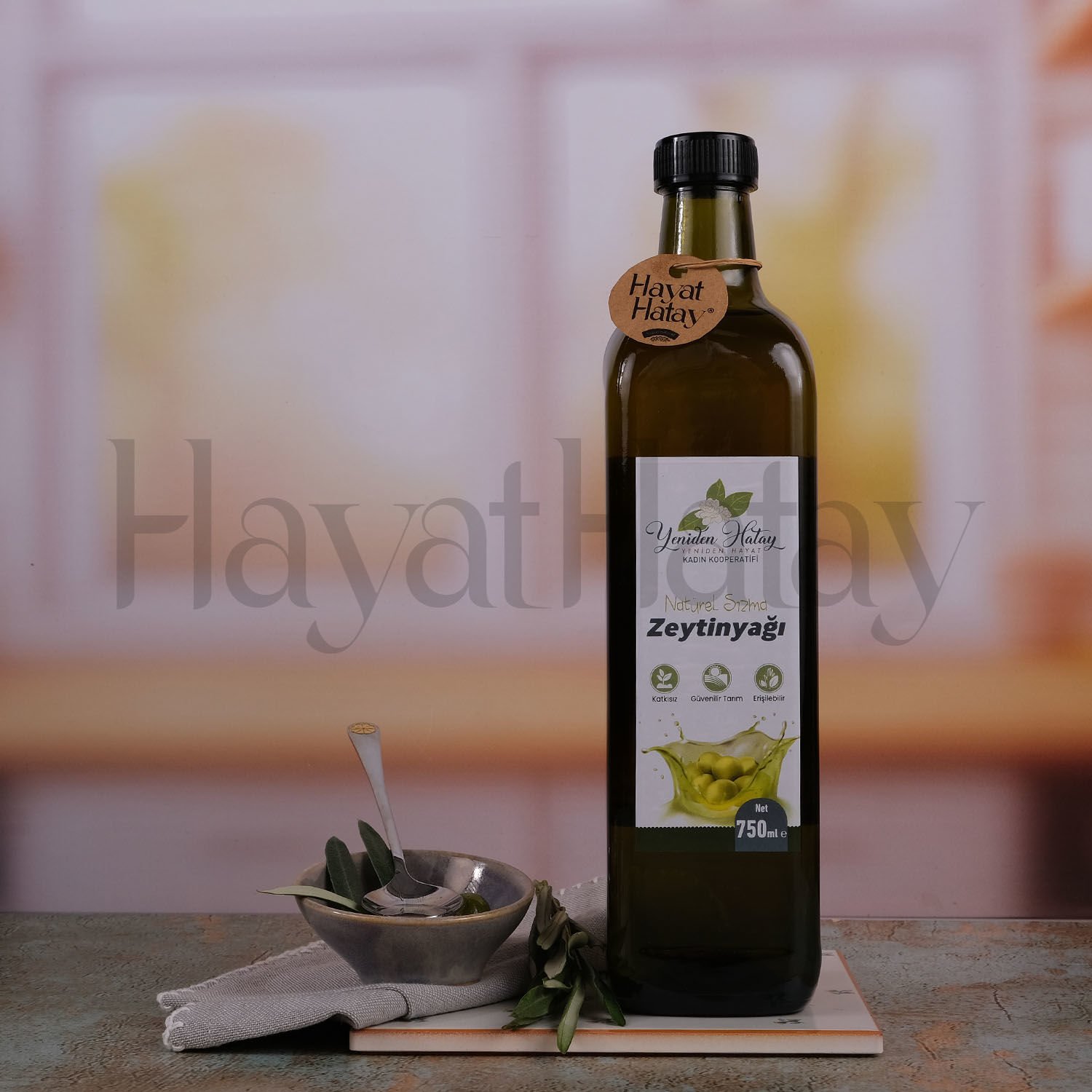 Zeytinyağı - 750 ml - Yeniden Hatay Kadın Kooperatifi