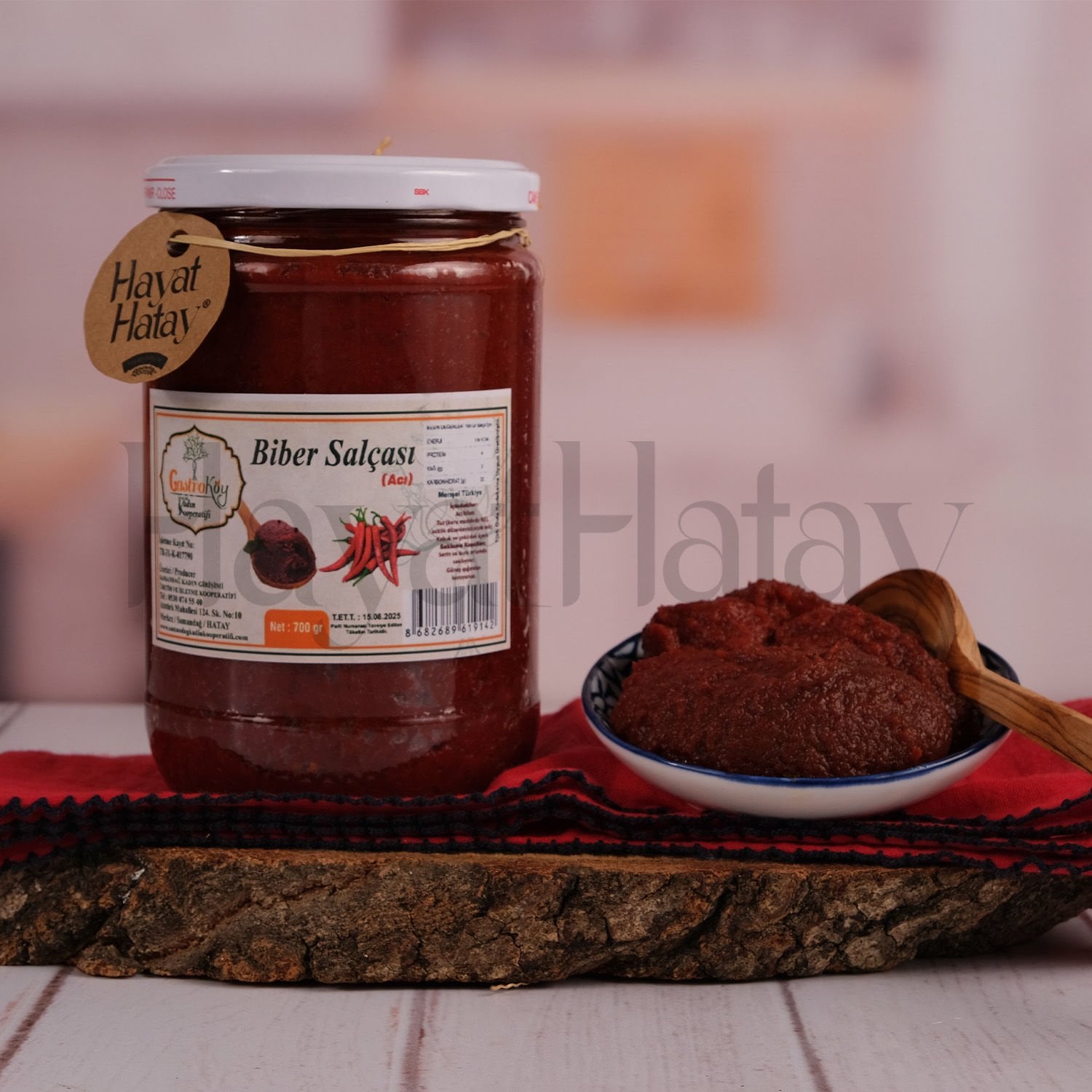 Biber Salçası (Acı) - 700 Gr - Samandağ Kadın Kooperatifi