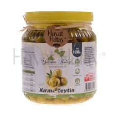 Yeşil Kırma Zeytin - 1 Kg - Yeniden Hatay Kadın Kooperatifi