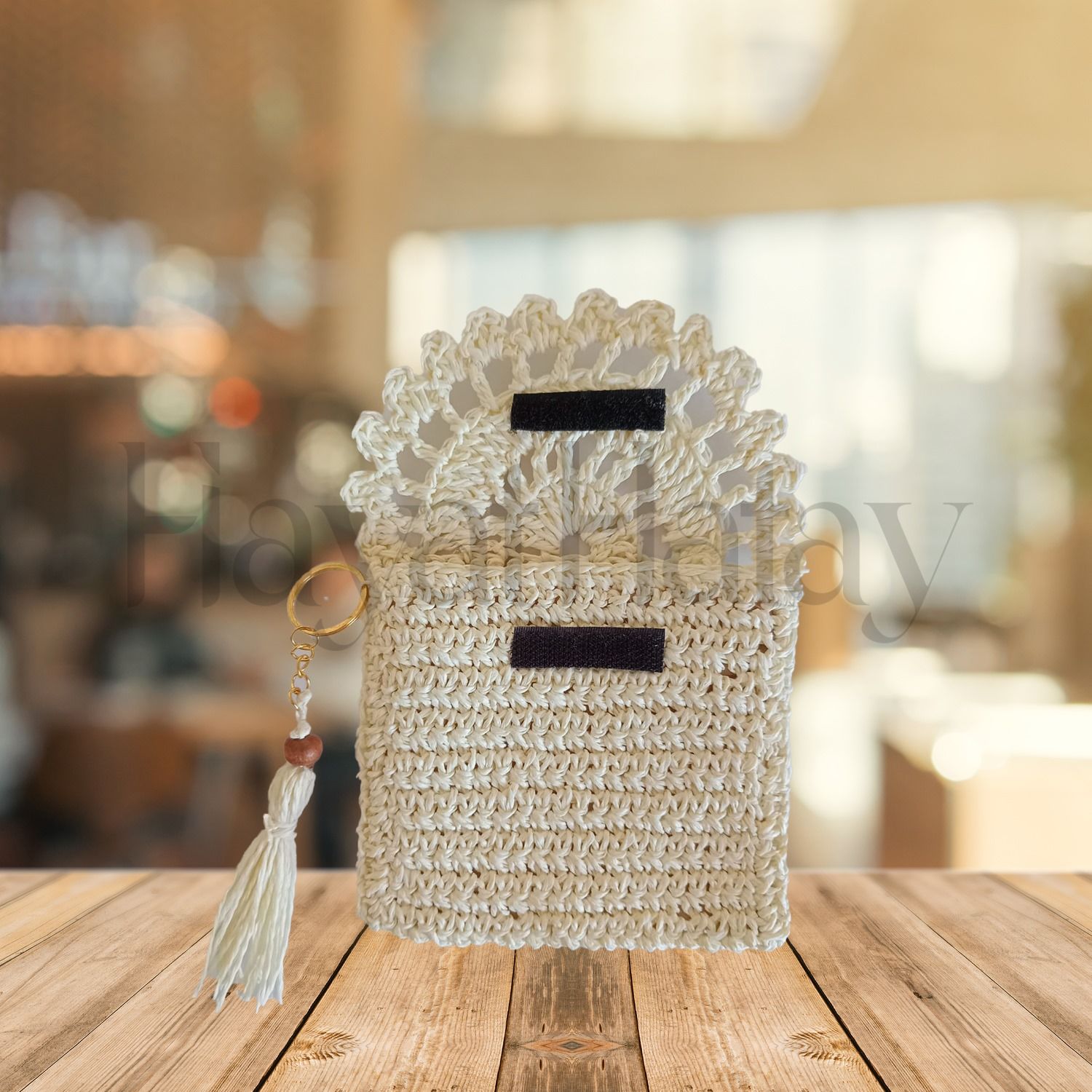 Bozuk Para Cüzdanı (Beyaz) - Hayat Hatay 6 Şubat Kadın Kooperatifi