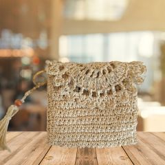 Bozuk Para Cüzdanı (Krem) - Hayat Hatay 6 Şubat Kadın Kooperatifi