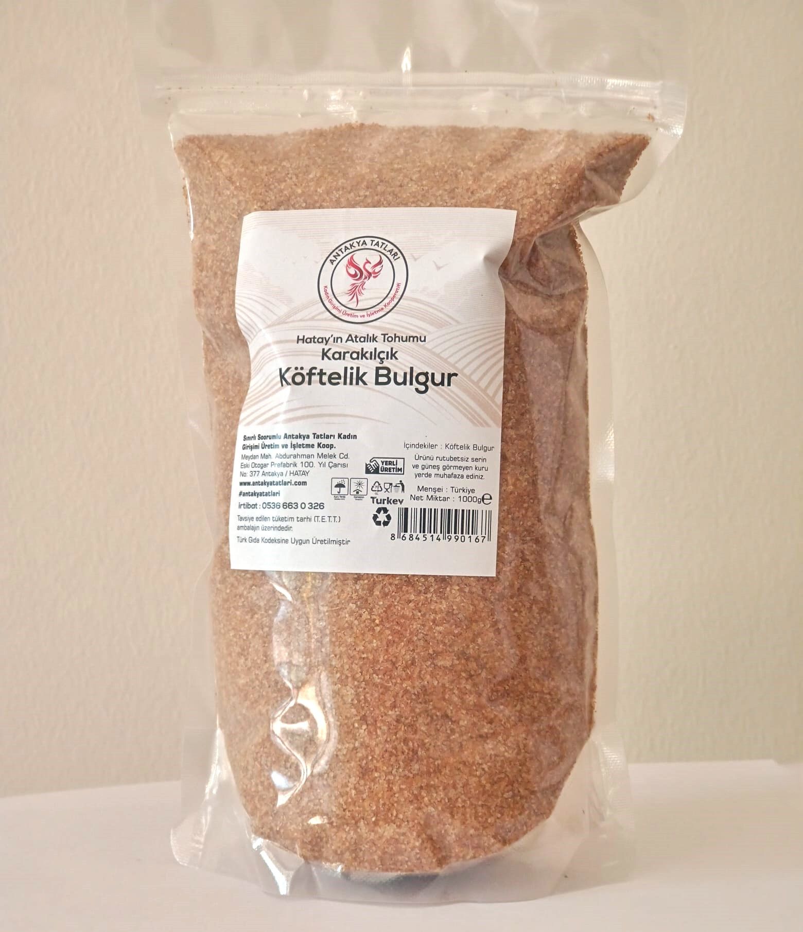 Karakılçık Köftelik Bulgur - 1 Kg - Antakya Tatları Kadın Kooperatifi