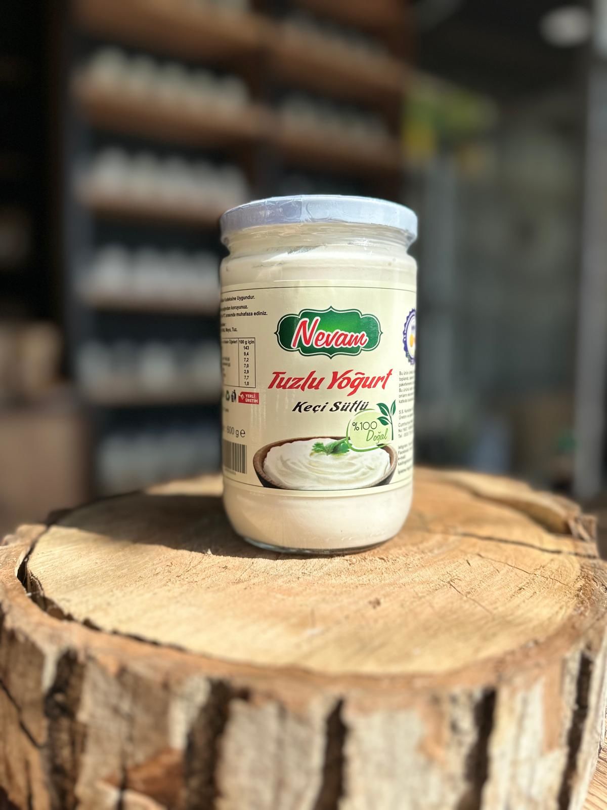Tuzlu Yoğurt (Keçi Sütlü) - 600 Gr - Kırıkhan Kadın Kooperatifi