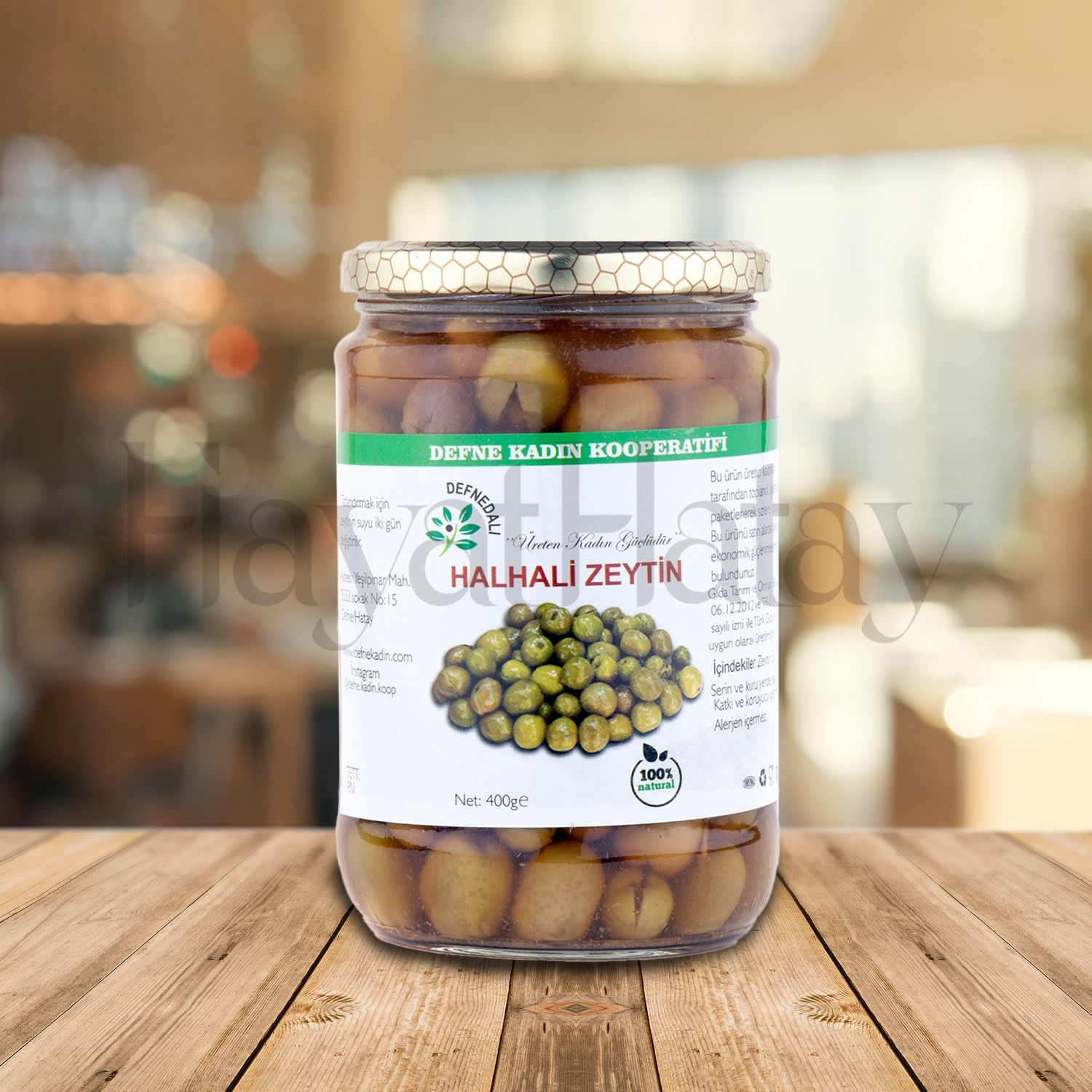 Halhalı Zeytin - 400 Gr - Defne Kadın Kooperatifi