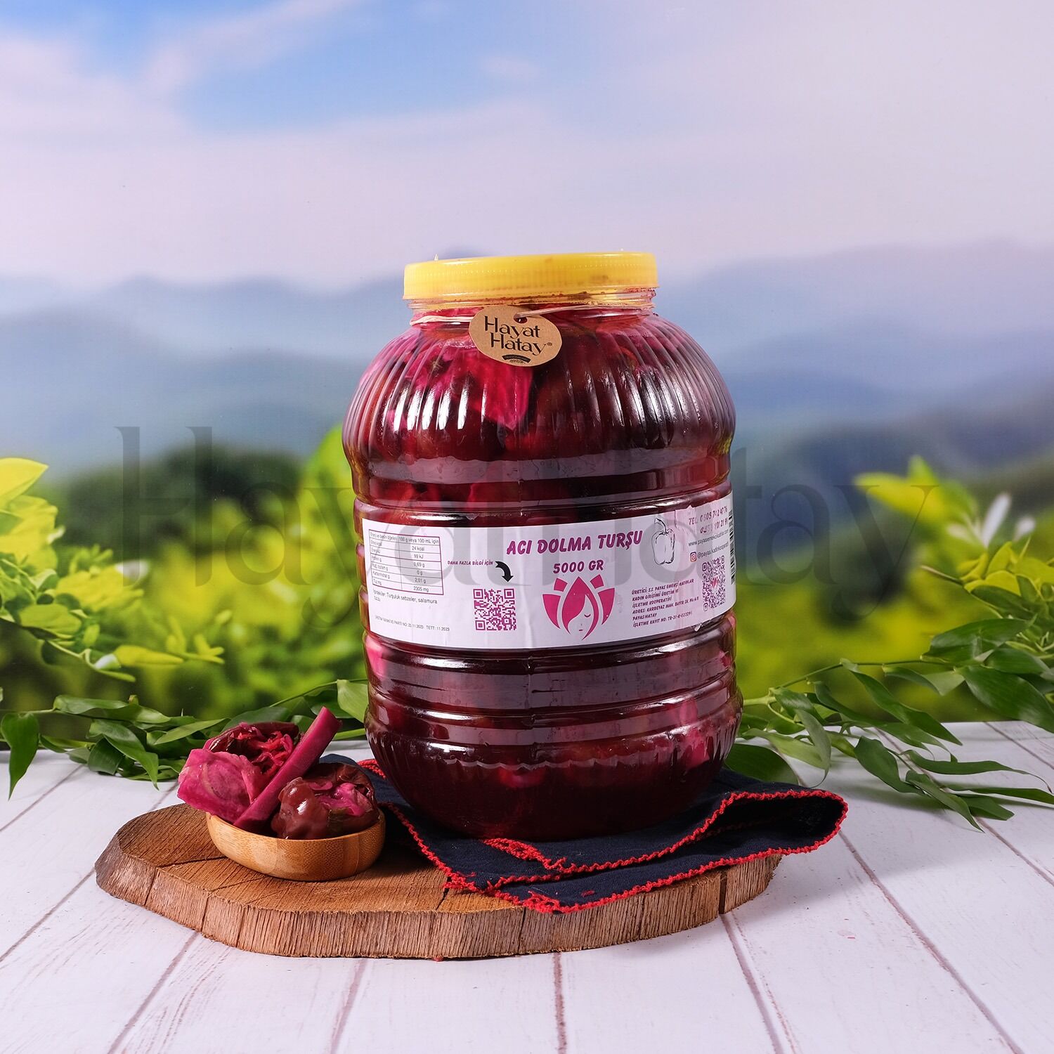 Acı Dolma Turşu - 5 Kg - Payas Emekçi Kadınlar Kadın Kooperatifi