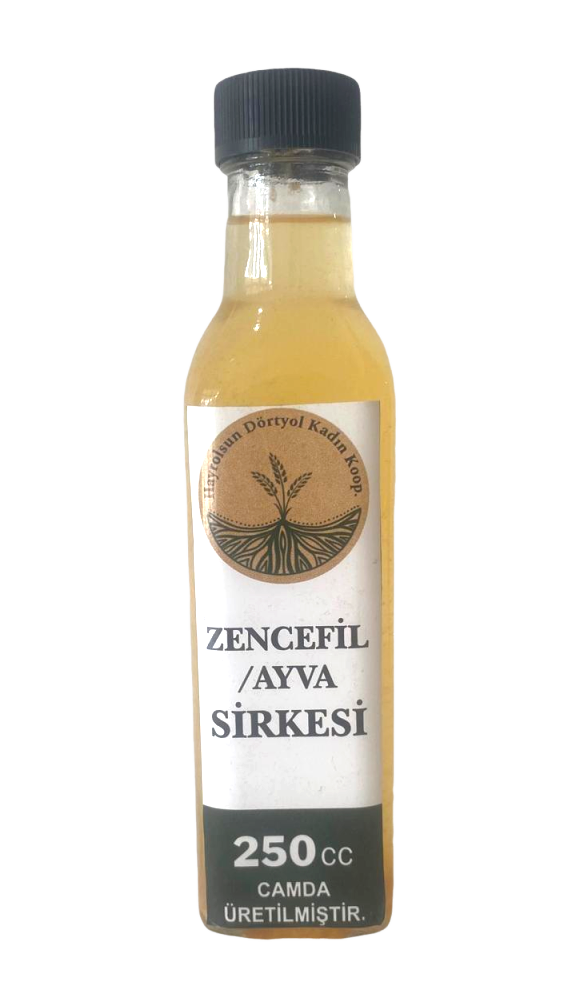 Zencefil Ayva Sirkesi - 250 Ml - Hayrolsun Dörtyol Kadın Kooperatifi
