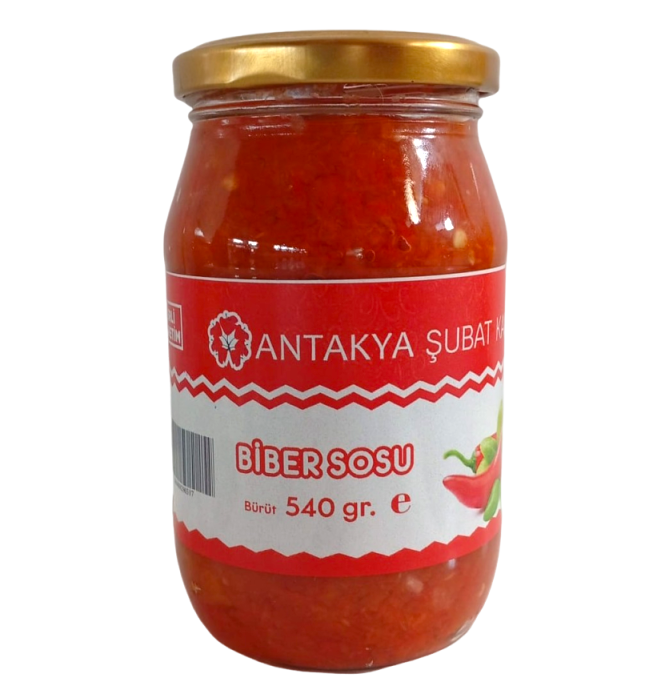 Biber Sosu 540 Gr - Antakya Şubat Kadınları Kooperatifi