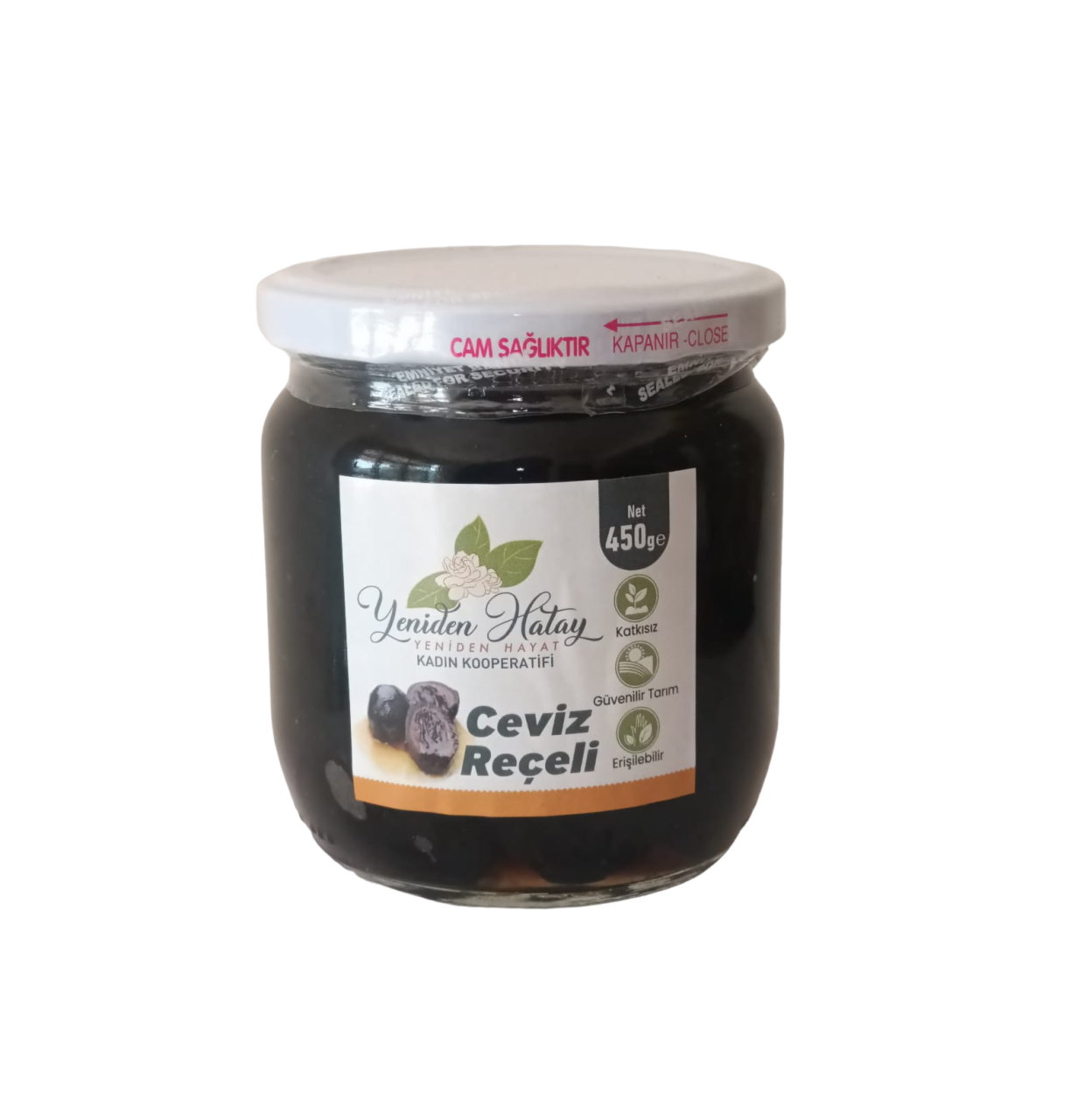 Ceviz Reçeli - 450 Gr - Yeniden Hatay Kadın Kooperatifi