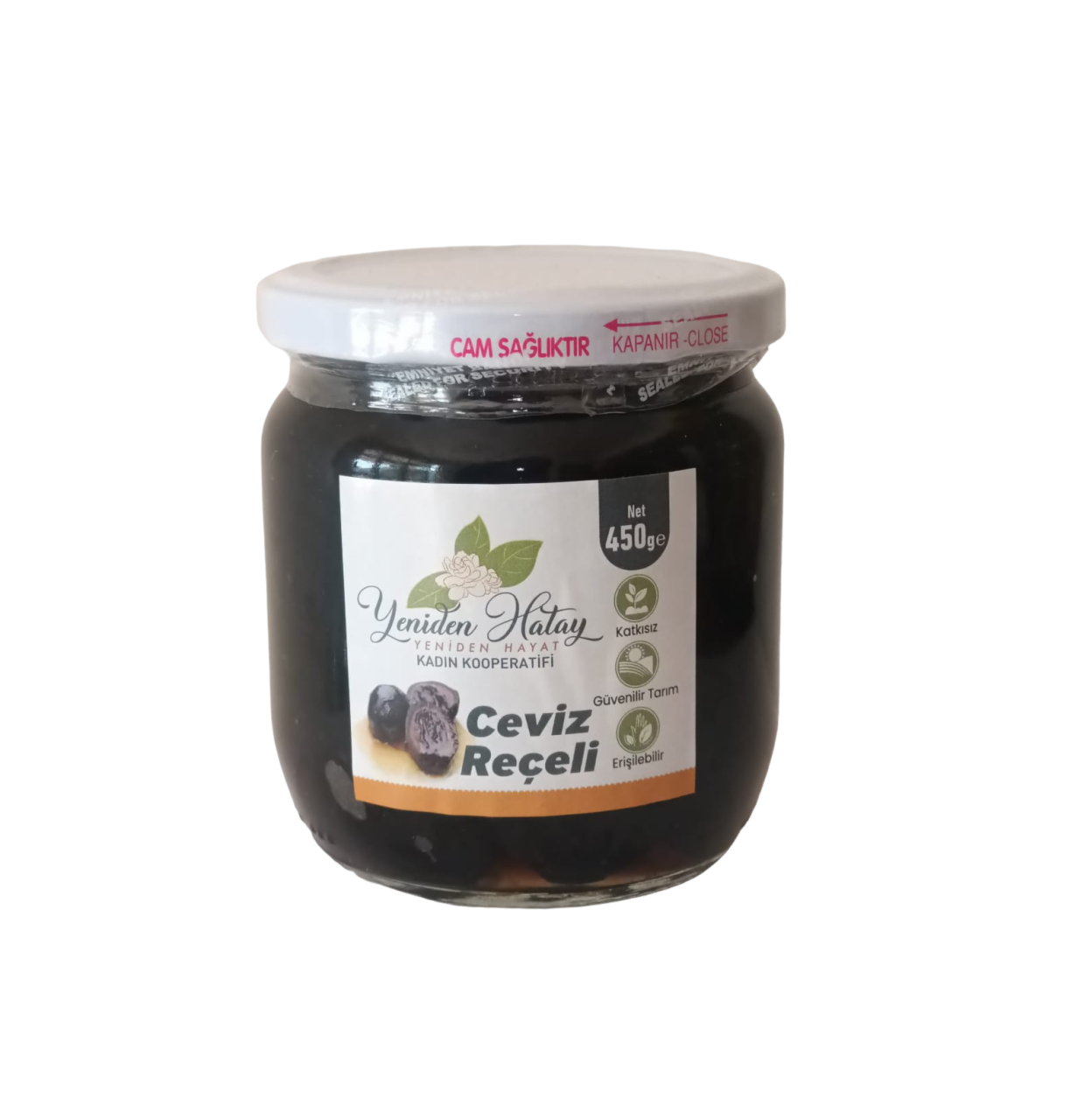 Ceviz Reçeli - 450 Gr - Yeniden Hatay Kadın Kooperatifi