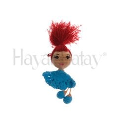 Amigurumi Kız Çocuk Anahtarlık - Yeniden Hatay Kadın Kooperatifi
