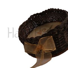 Rattan Kahverengi Sepet - Arsuz Kadın Eli Kooperatifi