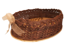 Rattan Kahverengi Sepet - Arsuz Kadın Eli Kooperatifi