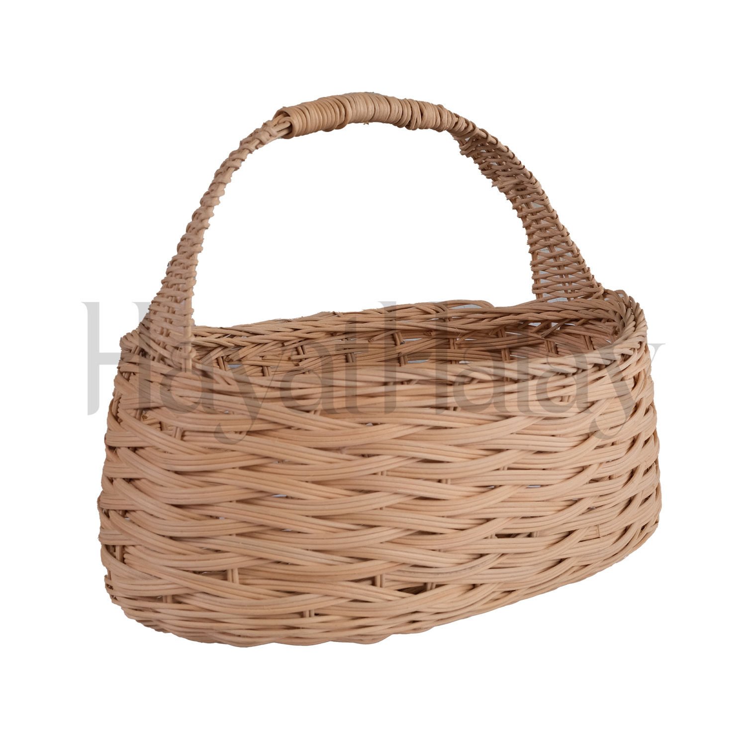 Rattan Kollu Sepet - Arsuz Kadın Eli Kooperatifi