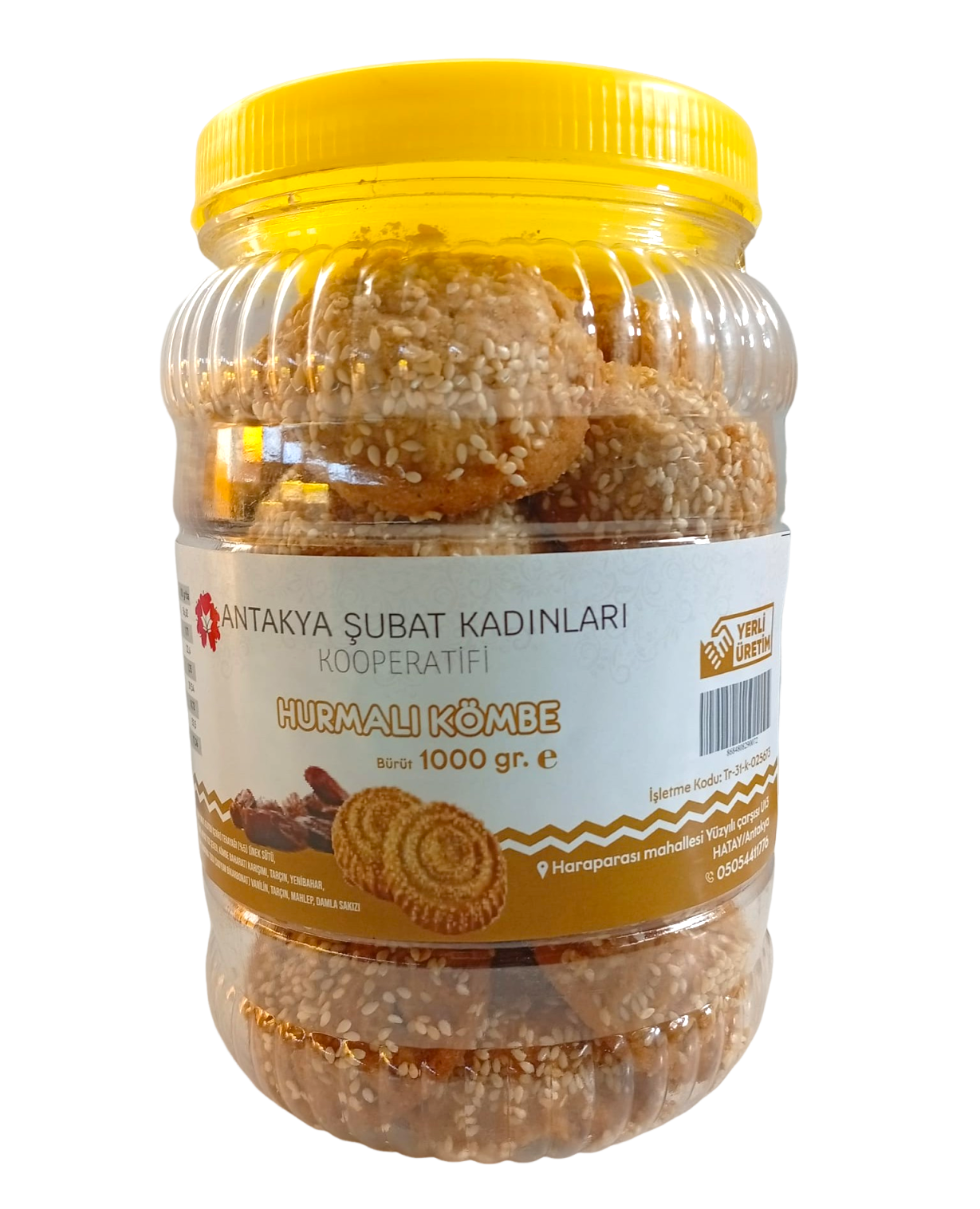 Hurmalı Kömbe - 1000 Gr - Antakya Şubat Kadınları Kooperatifi