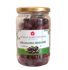 Yağlı Salamura Siyah Zeytin - 400 Gr - Antakya Şubat Kadınları Kooperatifi