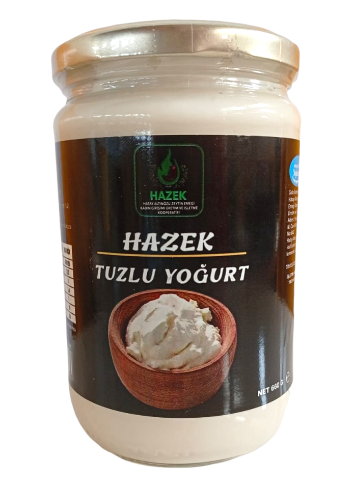Tuzlu Yoğurt - 1 Kg - HAZEK Kadın Kooperatifi