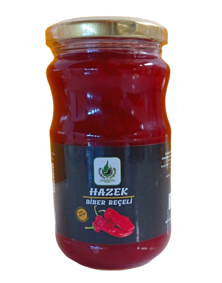 Acı Biber Reçeli - 420 Gr - HAZEK Kadın Kooperatifi
