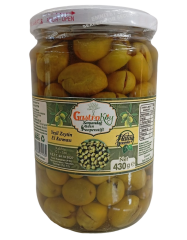 Yeşil Zeytin - El Kırması, Cam Kavanozda - 430 Gr - Samandağ Kadın Kooperatifi