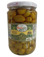 Yeşil Zeytin - El Kırması, Cam Kavanozda - 430 Gr - Samandağ Kadın Kooperatifi