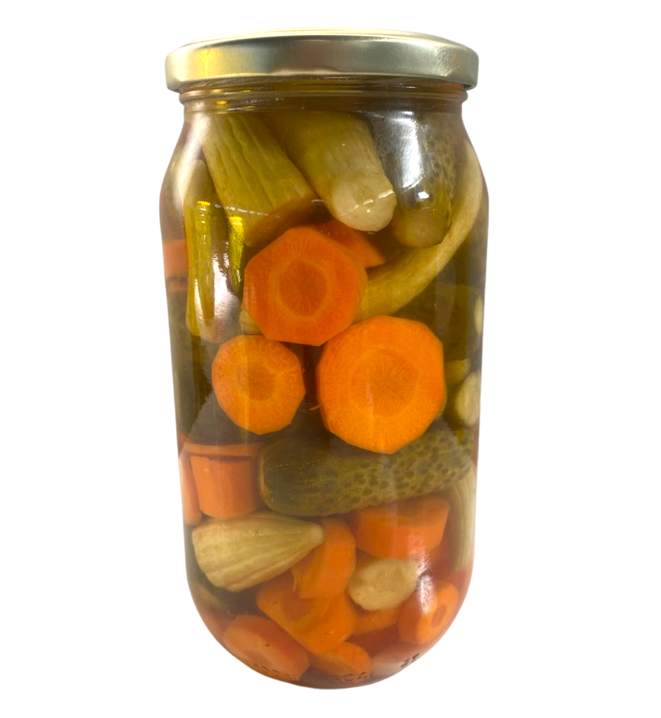 Havuç Kıtte Kornişon Sarımsak Turşusu - Brüt: 1.350 Gr -  HayatHatay 6 Şubat Kadın Kooperatifi