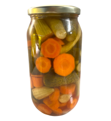 Havuç Kıtte Kornişon Sarımsak Turşusu - Brüt: 1.350 Gr -  HayatHatay 6 Şubat Kadın Kooperatifi