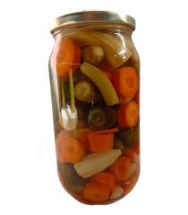 Havuç Kıtte Kornişon Sarımsak Turşusu - Brüt: 1.350 Gr -  HayatHatay 6 Şubat Kadın Kooperatifi