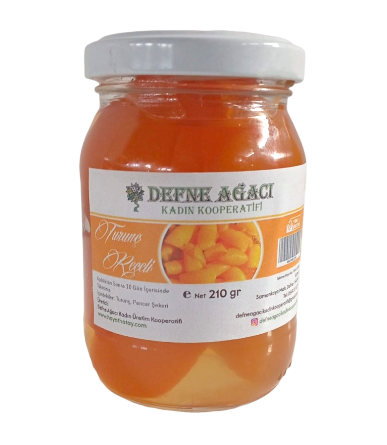 Turunç Reçeli - Net 210 Gr - Defne Ağacı Kadın Kooperatifi