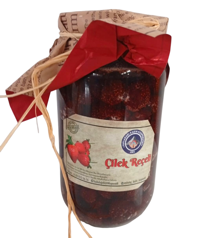 Çilek Reçeli – 1 Kg - Yayladağı Kadın Kooperatifi