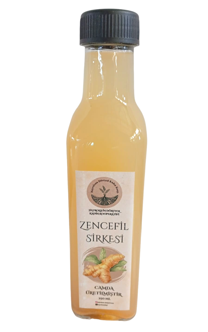 Zencefil Sirkesi - 250 Ml - Hayrolsun Dörtyol Kadın Kooperatifi