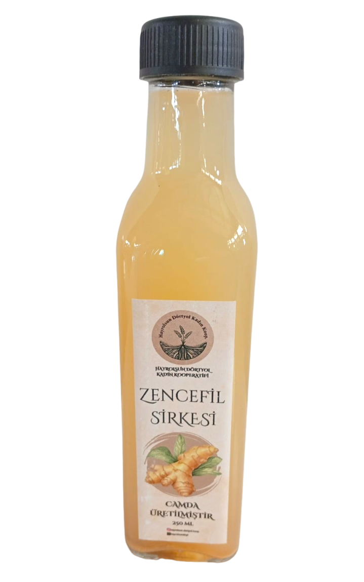 Zencefil Sirkesi - 250 Ml - Hayrolsun Dörtyol Kadın Kooperatifi