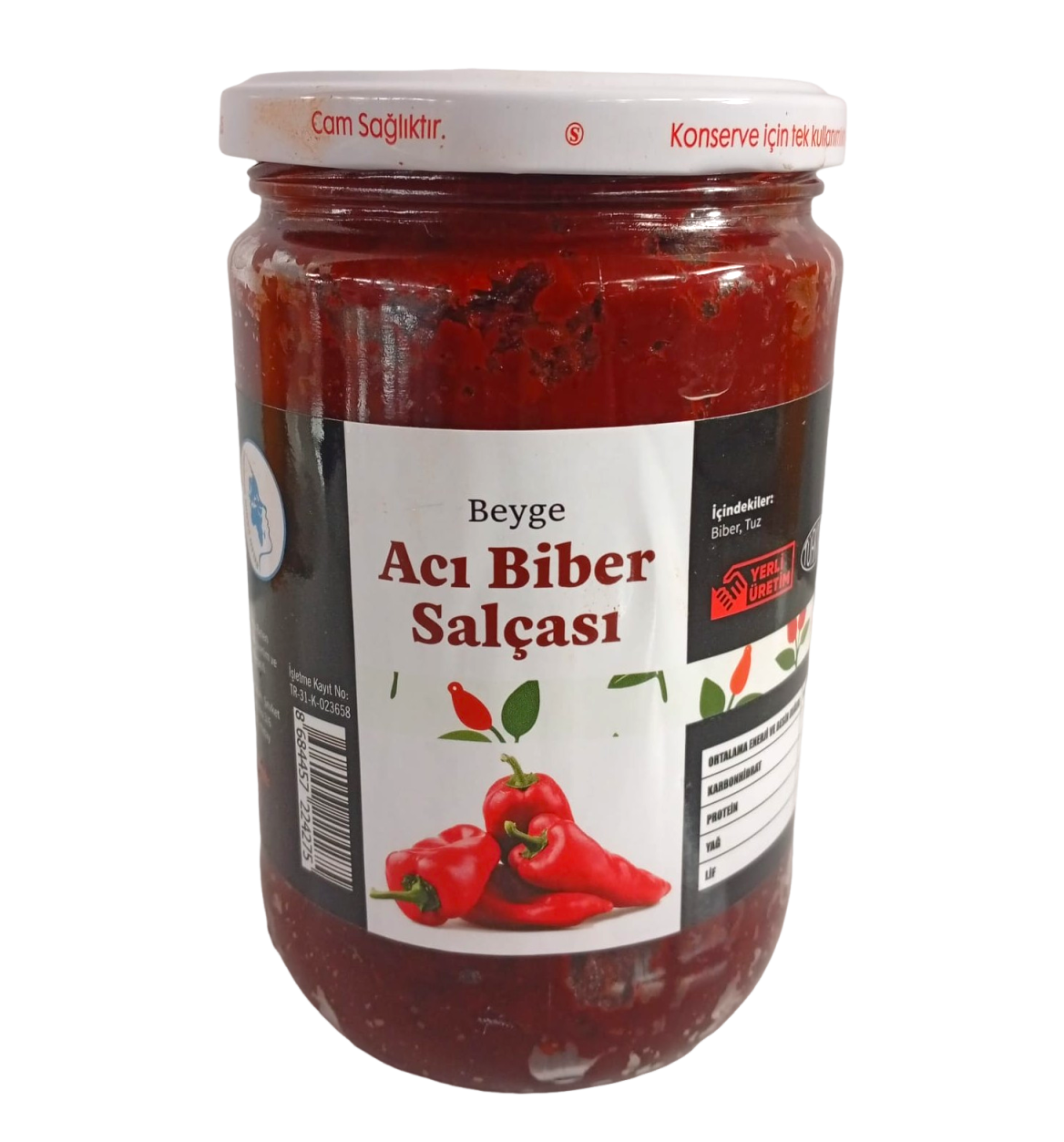 Acı Biber Salçası - 750 Gr - Belen Kadın Kooperatifi