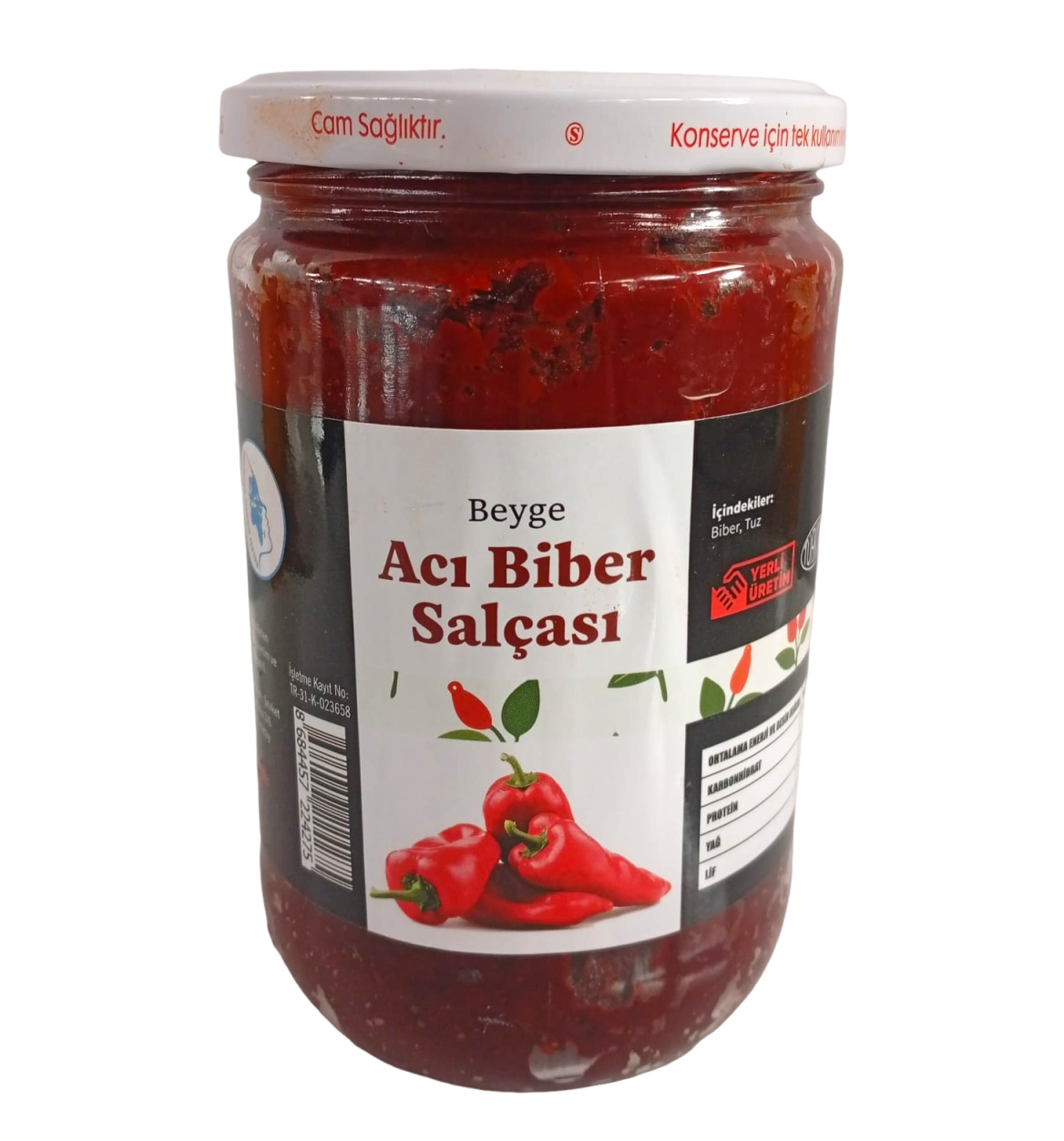 Acı Biber Salçası - 750 Gr - Belen Kadın Kooperatifi