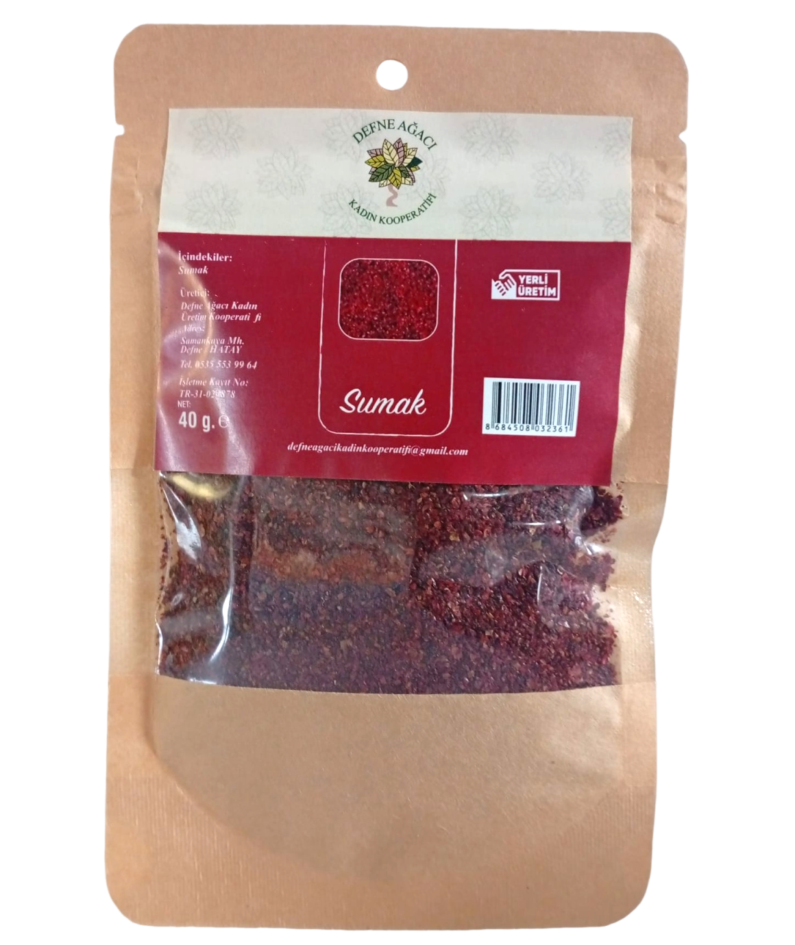 Sumak - 40 Gr - Defne Ağacı Kadın Kooperatifi