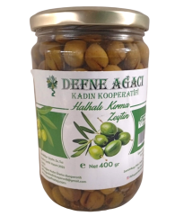 Halhalı Zeytin (Cam Kavanoz) - 400 Gr - Defne Ağacı Kadın Kooperatifi
