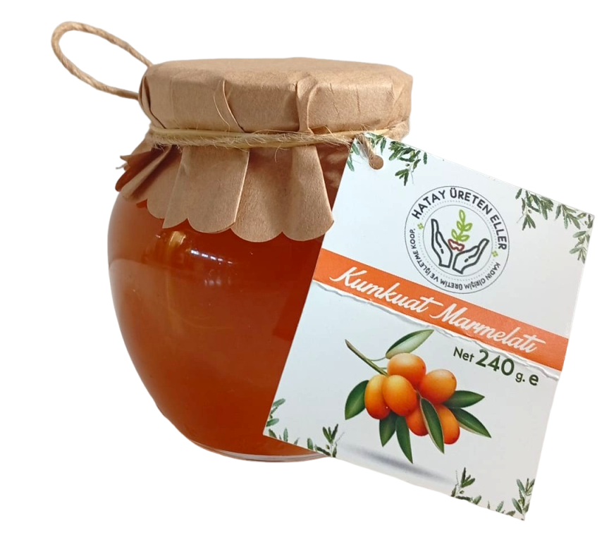 Kumkuat Marmelatı - Net:240 G - Hatay Üreten Eller Kadın Kooperatifi