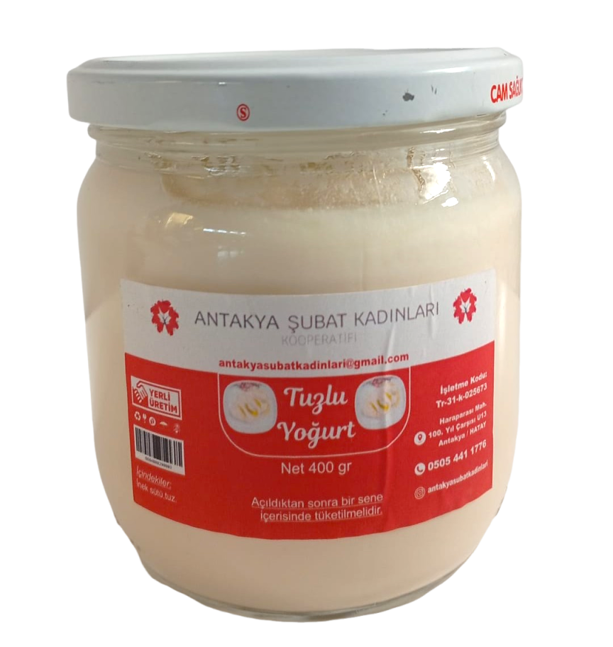Tuzlu Yoğurt - 400 Gr - Antakya Şubat Kadınları Kooperatifi