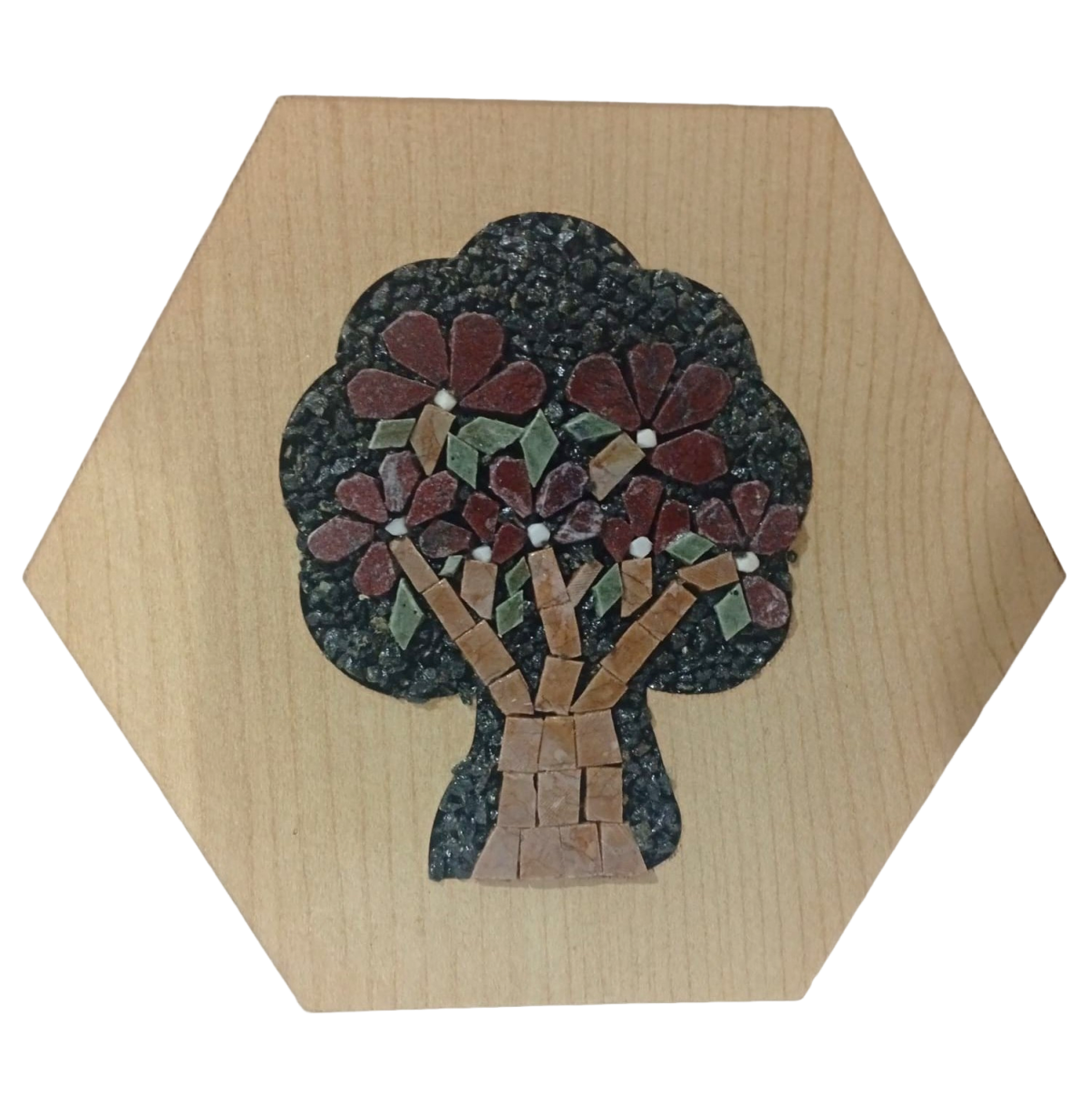 Beşgen Duvar Süsü - Soteria Taş Sanatı Kadın Kooperatifi