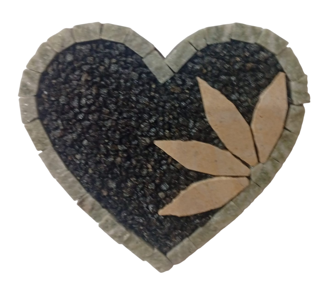 Kalp Figürlü Magnet - Soteria Taş Sanatı Kadın Kooperatifi