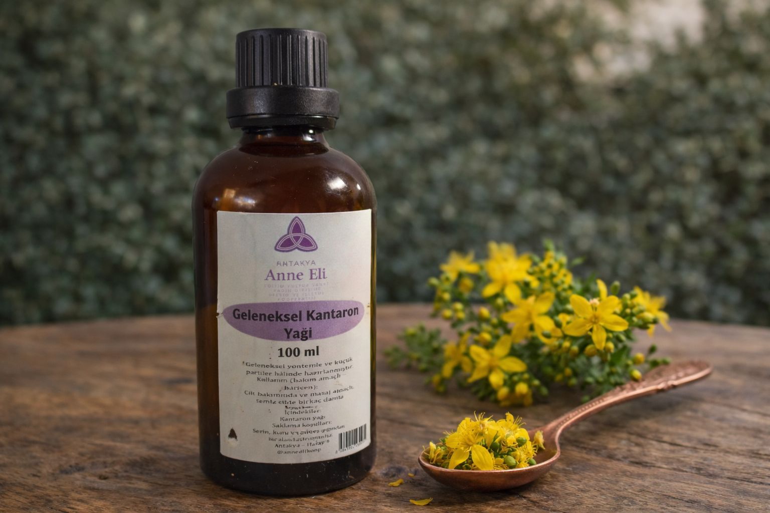 Kantaron Yağı - 100 ml - Anne Eli Kadın Kooperatifi