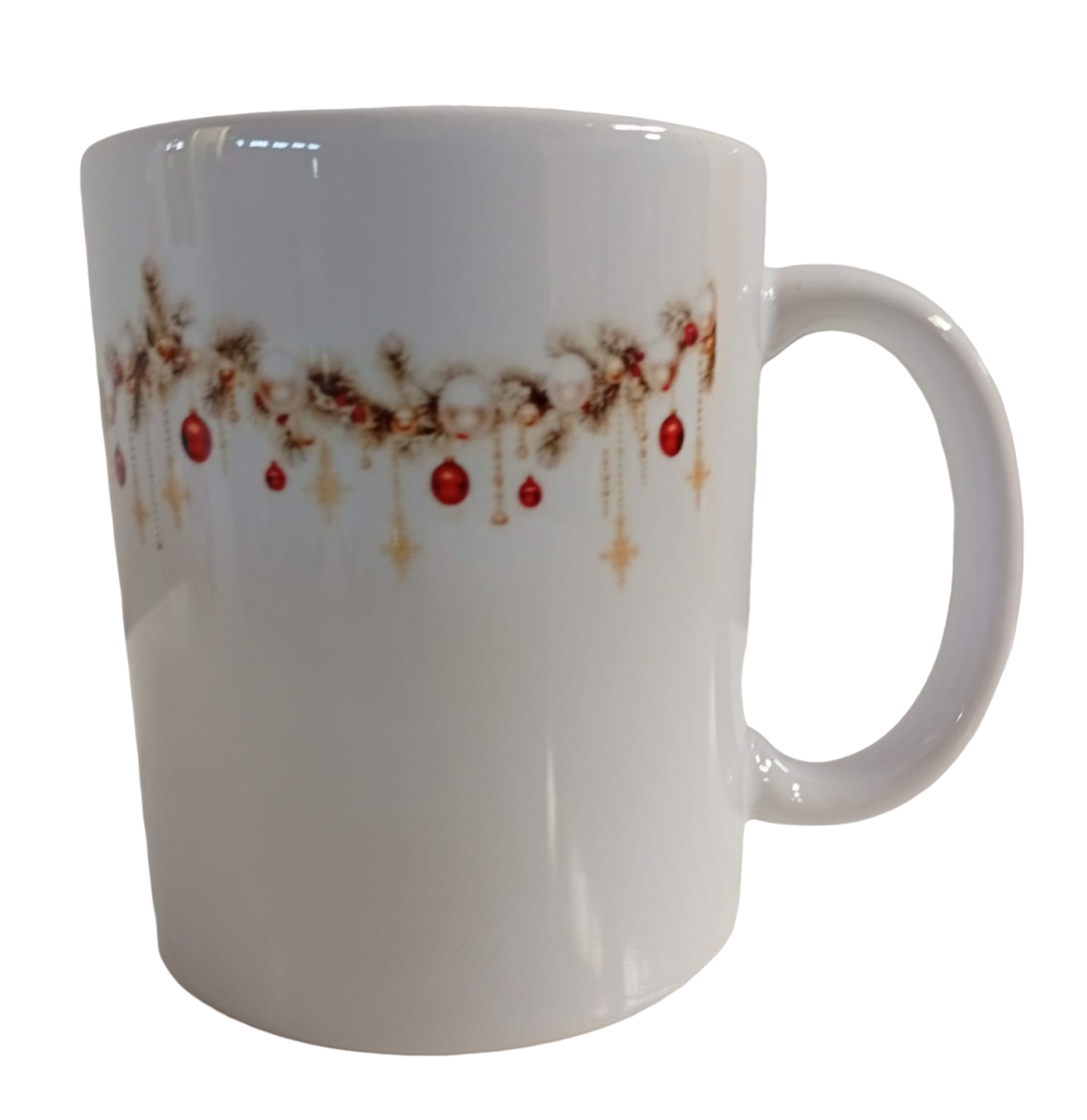 Salkım Yılbaşı Süsü Desenli Seramik Kupa  - Anne Eli Kadın Kooperatifi