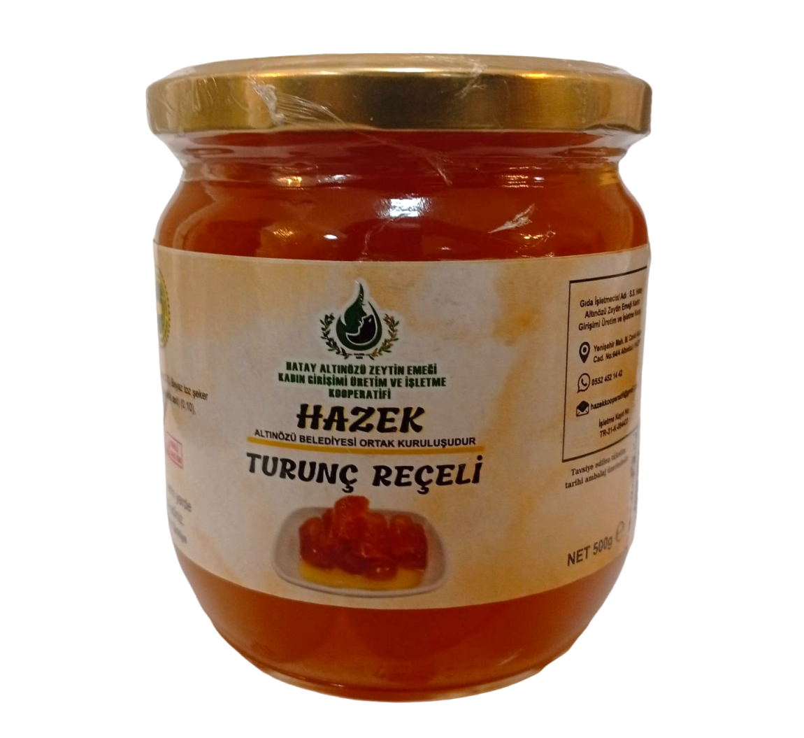 Turunç Reçeli - 500 Gr - HAZEK Kadın Kooperatifi