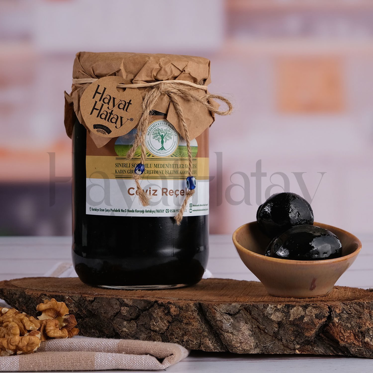 Ceviz Reçeli - 800 Gr - Medeniyetler Bahçesi Kadın Kooperatifi